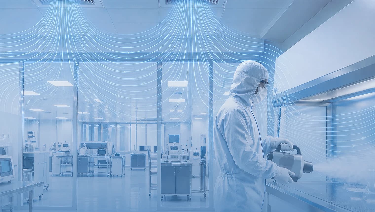 Airflow Visualisation (Smoke studies) & Cleanroom Compliance in Biopharma